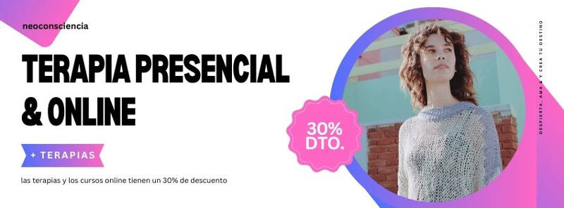 neoconsciencia banner 30 por ciento de descuento terapias